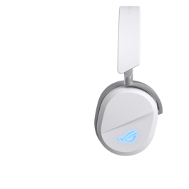 ASUS ROG Pelta Auriculares Gaming Inalámbricos y Alámbricos para PC, PS5, Switch, Bluetooth, Retroiluminación RGB, Blanco