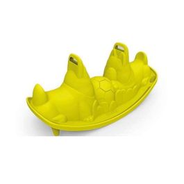 Balancín doble perro verde 115x50,70x49,50 cm