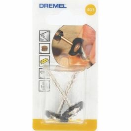 Dremel Juego de 2 Cepillos de Cerdas de Corona para Desbarbado, Limpieza y Pulido de Metales Preciosos