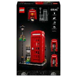 LEGO Ideas Cabina Telefónica Roja de Londres 21347, Juego de Construcción, 1460 Piezas, Multicolor