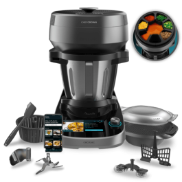 Cecotec Robot de Cocina Mambo CooKing Victory con Autodispensador de Alimentos, 45 Funciones, 1700W, 4.5L, App, Autolimpieza Negro Precio: 460.59000053. SKU: B1D8M374M8