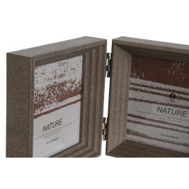 Marco Foto 10X10 Urban DKD Home Decor Beige Marron 3 x 12 x 38 cm Set de 3 (2 Unidades)