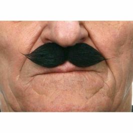 Bigote negro talla única