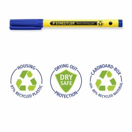 Staedtler 307 Rotuladores Noris Writing Pen Punta Fina 0.6mm, Estuche 10 Ud Colores Surtidos Staedtler 307 Rotuladores Noris Writing Pen Punta Fina 0.6mm, Estuche 10 Ud Colores Surtidos
