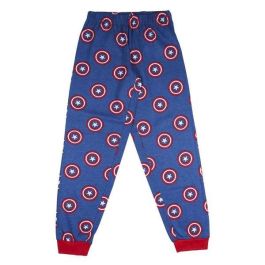 Pijama largo single jersey avengers capitan america talla 10 años Pijama largo single jersey avengers capitan america talla 10 años