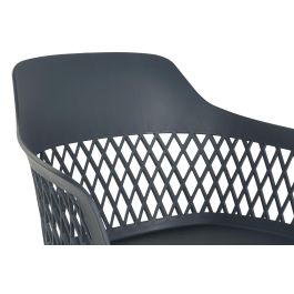 DKD Home Decor Silla Shenglong 3 Scandi Urban Azul Marino 57 x 80.5 x 57 cm PP Metal