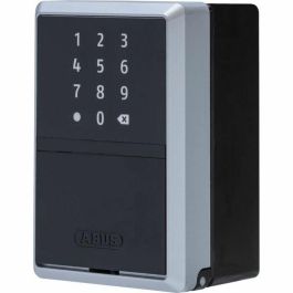 ABUS KeyGarage 787 SMART BT Caja de Llaves de Pared de Acero con Cierre de Código Negro/Plata 82.5x63x120mm