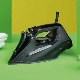 Jata Hogar Plancha de vapor cerámica 3000W, suela cerámica, antigoteo, antical, autolimpiable, depósito 450ml