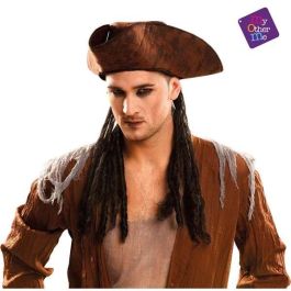 Sombrero pirata con trenzas 58 cm Sombrero pirata con trenzas 58 cm