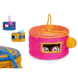 Rascador Cuerda Bola Cascabeles Surtidos Colores Mascow 17X10CM (12 Unidades) Precio: 79.49999959. SKU: B18LGV9NGP