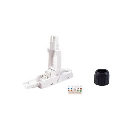 Equip Conector RJ45 Cat.6 UTPMontaje sin Herramientas Kit 5 Uds Color Blanco