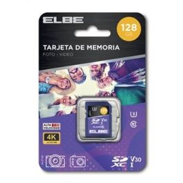 Tarjeta Sd 128Gb Para Resolución 4K U3 ELBE SD-3128