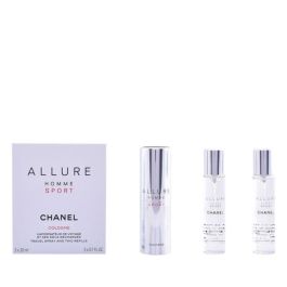 Chanel Allure Homme Sport Cologne Eau de Cologne para Hombre, Vaporizador de Viaje Recargable con 2 Recargas, 3 x 20 ml Precio: 102.89000018. SKU: B18XBJW92R