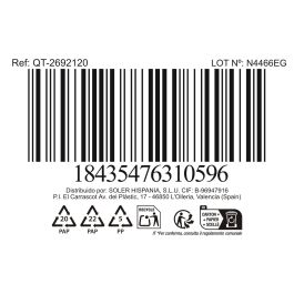 Quttin Sarten Acero Inoxidable 20 cm 0.7 mm Caesar (6 Unidades)