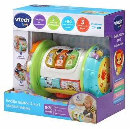Vtech Rodillo mágico 3 en 1 Multiactividades con 3 botones LED de colores, luces y sonidos para bebés de 6 a 36 meses, 25x15x24,1cm Precio: 23.89000042. SKU: B1A2PPL8WG