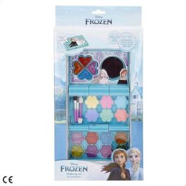 Disney Blister Estuche Maquillaje Frozen con Sombras de Ojo, Brillos de Labios y Pinceles