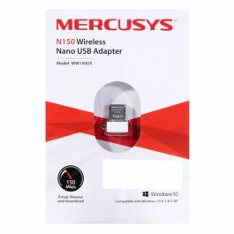 MERCUSYS Adaptador Red USB MW150US WiFi N 150 Mbps Nano Inalambrico Precio: 5.50000055. SKU: B1KFYWGDE9