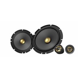 Pioneer TS-A1601C Altavoces de Coche 2 Vías 350W/80W 4 Ohm 16.5 cm Diámetro con Tweeter y Woofer de Carbono/Mica