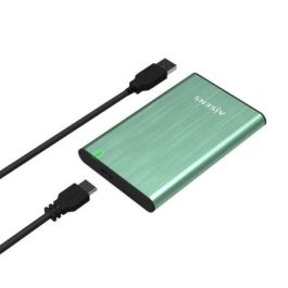 Aisens ASE-2525SGN Caja Externa Disco Duro 2.5" USB 3.0 5.0Gbps UASP SATA Aluminio Sin Tornillos Verde Aisens ASE-2525SGN Caja Externa Disco Duro 2.5" USB 3.0 5.0Gbps UASP SATA Aluminio Sin Tornillos Verde