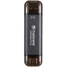 Transcend ESD310C - SSD Externo Portátil 2TB USB 3.2 Gen 2 (10Gbps) Tipo C/A, 1050 MB/s, Negro Precio: 195.50000008. SKU: B122WJCVCZ