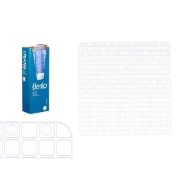 Berilo Alfombra de Baño Antideslizante Transparente Cuadros Pequeños PVC 50,3 x 50,3 x 0,7 cm (6 Unidades) Precio: 31.58999998. SKU: B1DSML9BE6