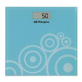 BÁSCULA DE BAÑO ORBEGOZO PB 2214 - PANTALLA LCD 73*28MM - SUPERFICIE CRISTAL TEMPLADO - HASTA 150KG - PRECISIÓN 100G