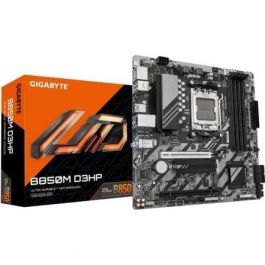 GIGABYTE B850M D3HP Placa Base - Procesadores AMD Ryzen Serie 9000, 5+2+2 fases VRM digitales, hasta 8200MHz DDR5 (OC), 1xPCIe 5.0 + 1xPCIe 4.0 M.2, LAN GbE, USB 3.2 Gen 2 Precio: 147.49999946. SKU: B1955FDG4L
