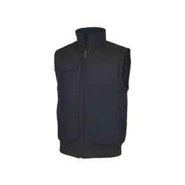 Deltaplus Chaleco Multibolsillos con Cremallera y Mangas Desmontables 80% Poliéster 20% Algodón Talla 3XL EN14058 EN ISO:13688