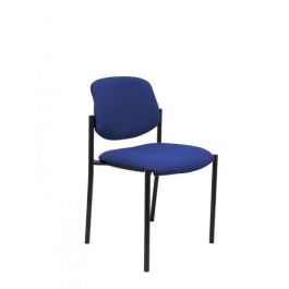 Silla Piqueras Y Crespo Villalgordo Confidente Chasis Negro Asiento Y Respaldo Tapizados Bali Azul Precio: 138.69000035. SKU: S5703135