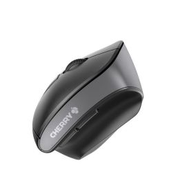 Cherry MW 4500 LEFT Ratón Inalámbrico Ergonómico para Zurdos, Sensor Óptico Ajustable, Compatible con Windows y Mac