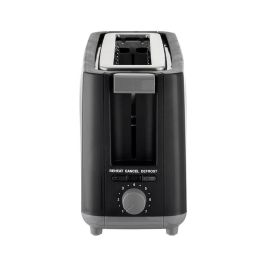 Edm Tostadora Ranura Larga Black Design 900W Negro/Acero con Funciones Calentar y Descongelar
