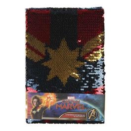 Cuaderno premium lentejuelas captain marvel Cuaderno premium lentejuelas captain marvel
