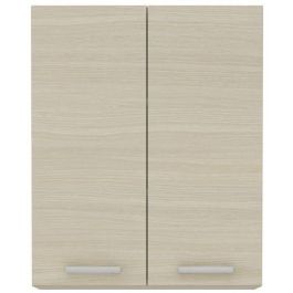 Muebles altos de Chamonix - 2 puertas con bisagras - melamina - decoración de chene - l 60 x d 31 x h 72 cm Muebles altos de Chamonix - 2 puertas con bisagras - melamina - decoración de chene - l 60 x d 31 x h 72 cm