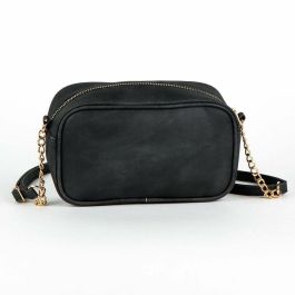 Bolso Bandolera Minnie Mouse Negro 23 x 16 x 8 cm