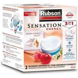 Rubson Recarga Perfumada Pestañas de Potencia Sensation 2 3 en 1 para Absorbente de Humedad Sensation Fruits (Pack de 6) Precio: 23.50000048. SKU: B1AGV89ZPD