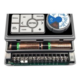 Aqua Control Programador de Riego Access 4 para 4 Zonas con Conexión Sensor Lluvia y Arranque de Bomba. Display LCD