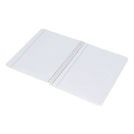 Liderpapel Cuaderno espiral cuarto tapa blanda 80 hojas 3mm colores surtidos margen