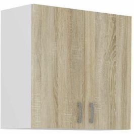 Armario alto SARA - 2 puertas - Decoración roble Sonoma - L80xP31xH71,5 cm - Hecho en Polonia