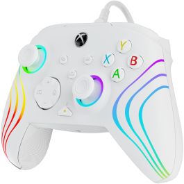 PDP Controller kabelgebunden Afterglow Wave weiß para XBOX Series X