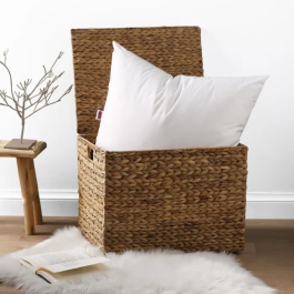 DODO Belle Nuit Set de 2 almohadas antiácaros 60x60 cm blanco