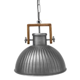 DKD Home Decor Lámpara de Techo Loft Plateado Marron Hierro y Mango 41 x 40 x 41 cm Precio: 62.94999953. SKU: S3031604