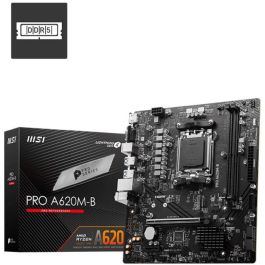 MSI AM5 A620M-B Pro mATX Placa Base para AMD Ryzen 7000/8000/9000 Series DDR5 Zócalo AM5 Precio: 115.49999945. SKU: B18PLHLWW3