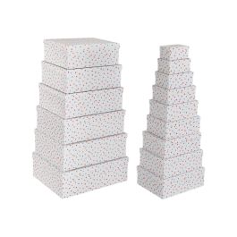 Juego de Cajas Decorativas Versa Cartón (15 Piezas) Juego de Cajas Decorativas Versa Cartón (15 Piezas)