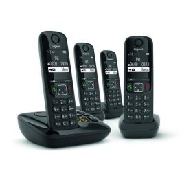 Teléfono fijo GIGASET AS690 A Quattro Negro Teléfono fijo GIGASET AS690 A Quattro Negro