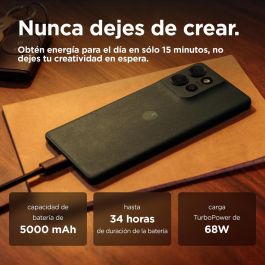 Motorola edge 50 512GB 12GB RAM Verde 5G Android 14, Pantalla pOLED 6.67" 120Hz, Cámara 50MP OIS, 5000mAh, IP68
