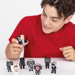 Toy Partner S1 1300 Mini Figuras Skibidi Toilet Coleccionables Mystery Sorpresa Surtidas Pack con Personaje Aleatorio +3 Años