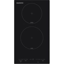 Daewoo BH3VTF19BNM Placa vitrocerámica de 2 fuegos - 30 cm - Negro
