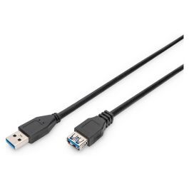 Digitus Cable de Extensión USB 3.0 Tipo A Macho/Hembra 1.8m Negro Precio: 4.49999968. SKU: B19BBSCDJE