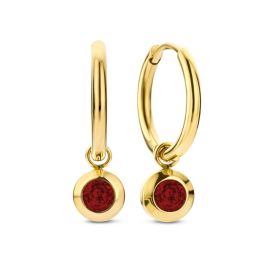 Pendientes Mujer CO88 Collection 8CE-70484 Dorado Rojo Precio: 59.50000034. SKU: B128E2SY6H