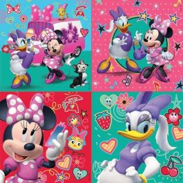 Educa Puzzles Progresivos Minnie Happy Helpers 12-16-20-25 Piezas en Maletín